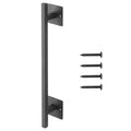 Barn Door Handle 12.6 In Rustic Heavy Duty Carbon Steel Garden Gate Pull Handle