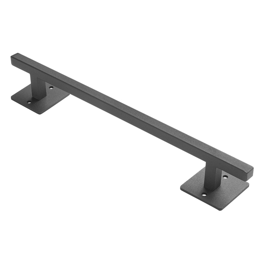 Barn Door Handle 12.6 In Rustic Heavy Duty Carbon Steel Garden Gate Pull Handle